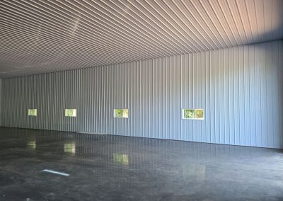 Steel Paneled Interior